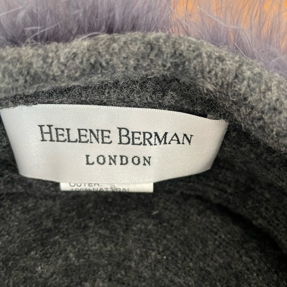 Luxurious ostrich feather winter hat. - Picture 4 of 4